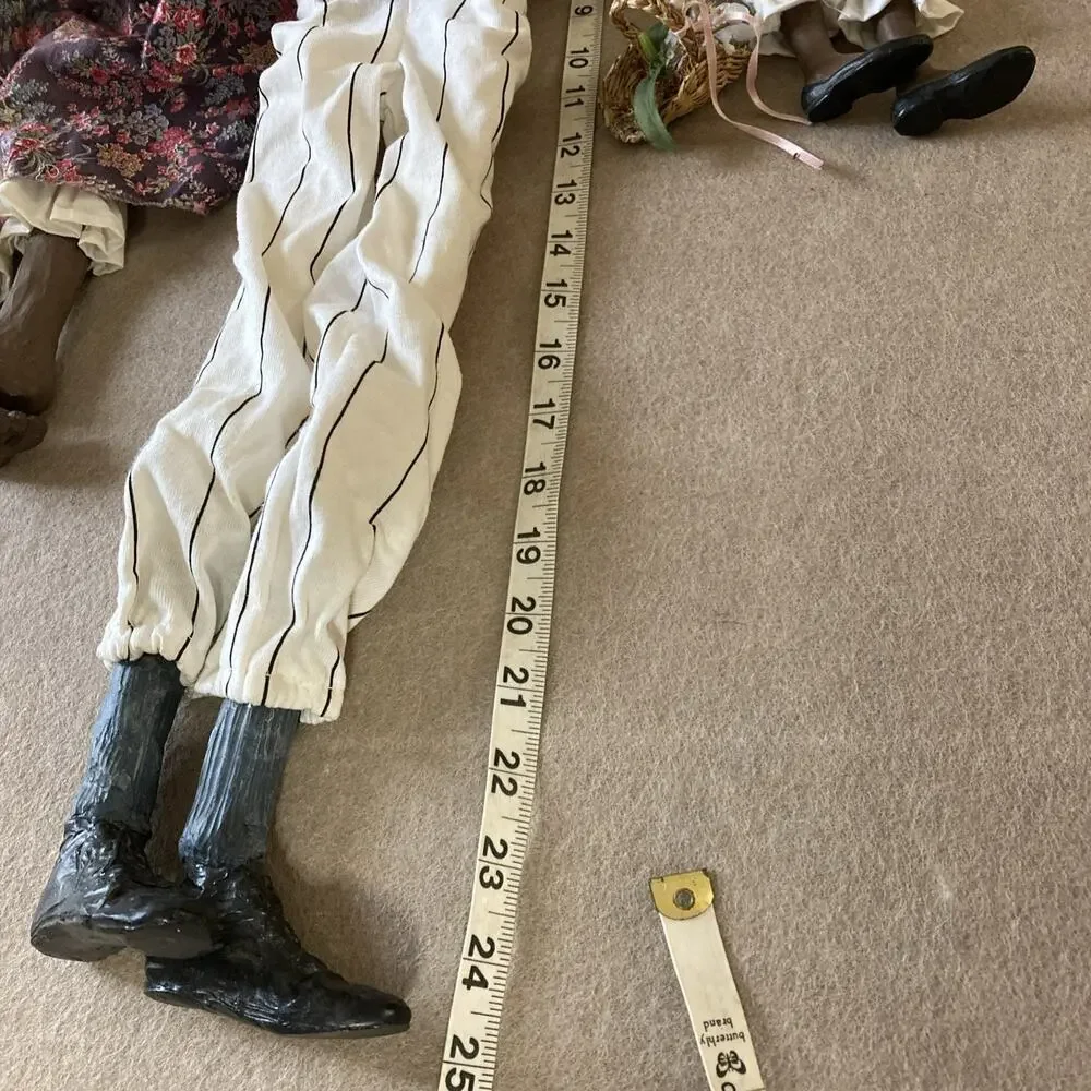Vtg Daddy’s‎ Long Legs Dolls SET of 4 Family Lot Slats Nettie Katy Micah lot